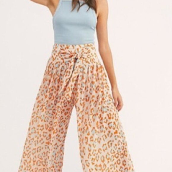 Free People Wake Up Pants Wide Leg High Waist - Picture 2 of 7